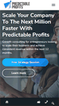 Mobile Screenshot of predictableprofits.com